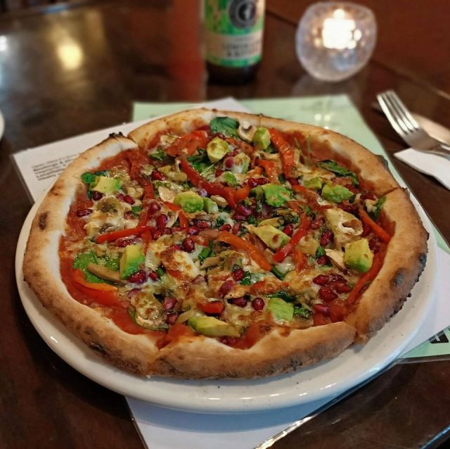 Pomegranate, Baby Spinach, Mushroom, Avocado, Capsicum and Pesto_IG