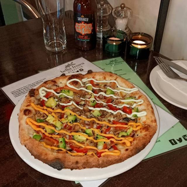 Pickled Ginger, Nori, Capsicum, Red Onion, Avocado, Chicken, Black Sesame and Kewpie Wasabi Mayo-FB